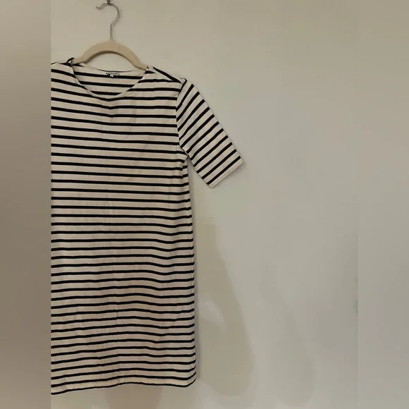 KULE The Tee Dress - Size XS - Navy and White - Picture 6 of 10
